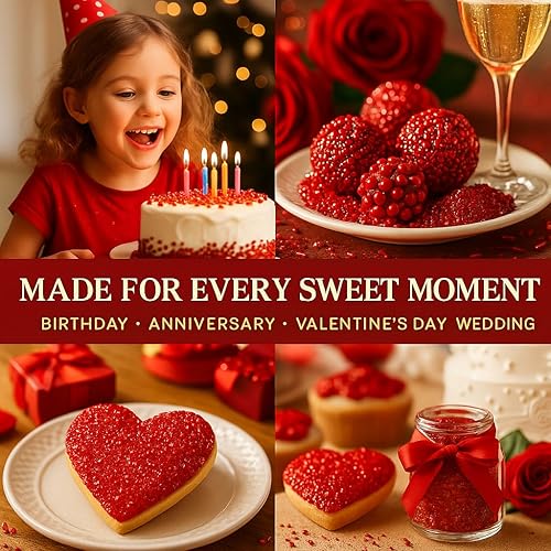 Miniatura 83 de Confect Orange Sprinkles - Mezcla comestible de espolvorear para Halloween Paquete surtido de 5 con grageas naranjas, jimmies y azúcar espumoso