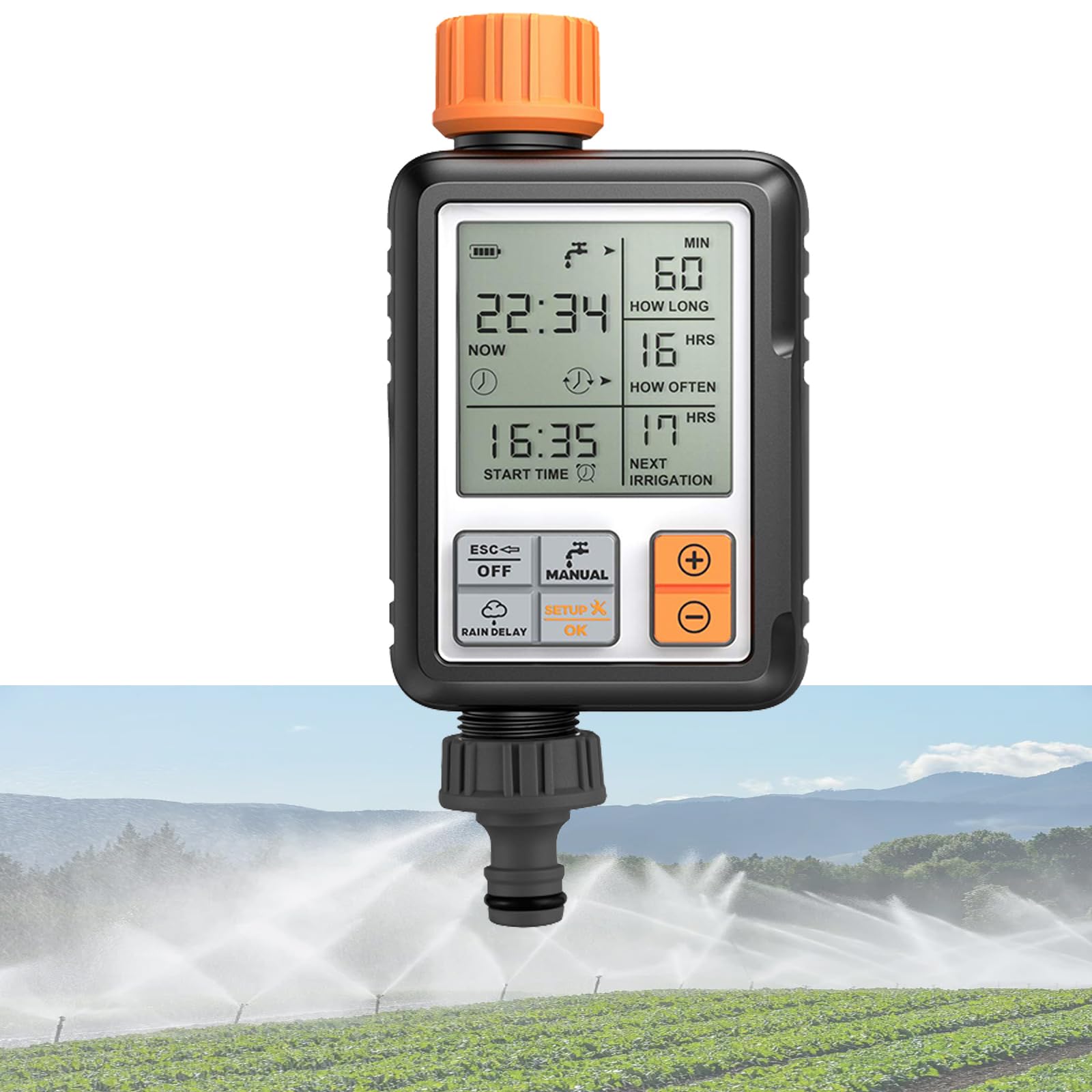 Dispositivo di irrigazione Automatico, Timer Automatico dell'Acqua, Timer regolatore di irrigazione Automatico Rubinetto Timer di irrigazione Meccanico