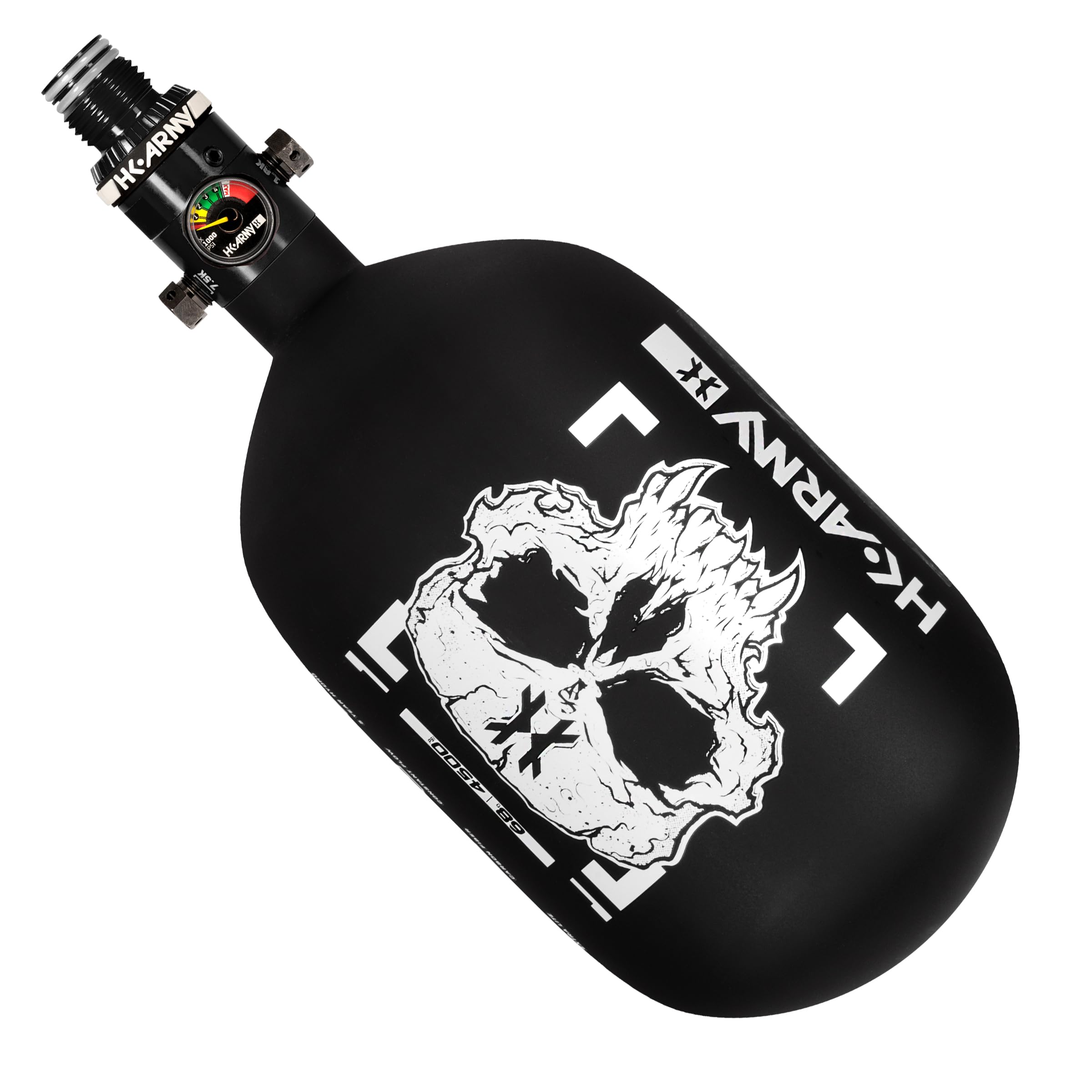 HK Army HPA Paintball Tank - Lightweight Alpha Air Carbon Fiber Compressed Air Tank - 15ci/48ci/68ci/77ci/88ci/99ci - 4500 psi