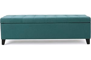 Christopher Knight Home Teal Statement Ottoman