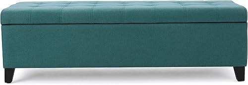 Miniatura 17 de Gabinete Otomano, para almacenamiento, tela color: Cielo/Azul/Gris/Marrón, Gris claro Gris claro, tela,Gris, tela,Verde azulado oscuro, tela