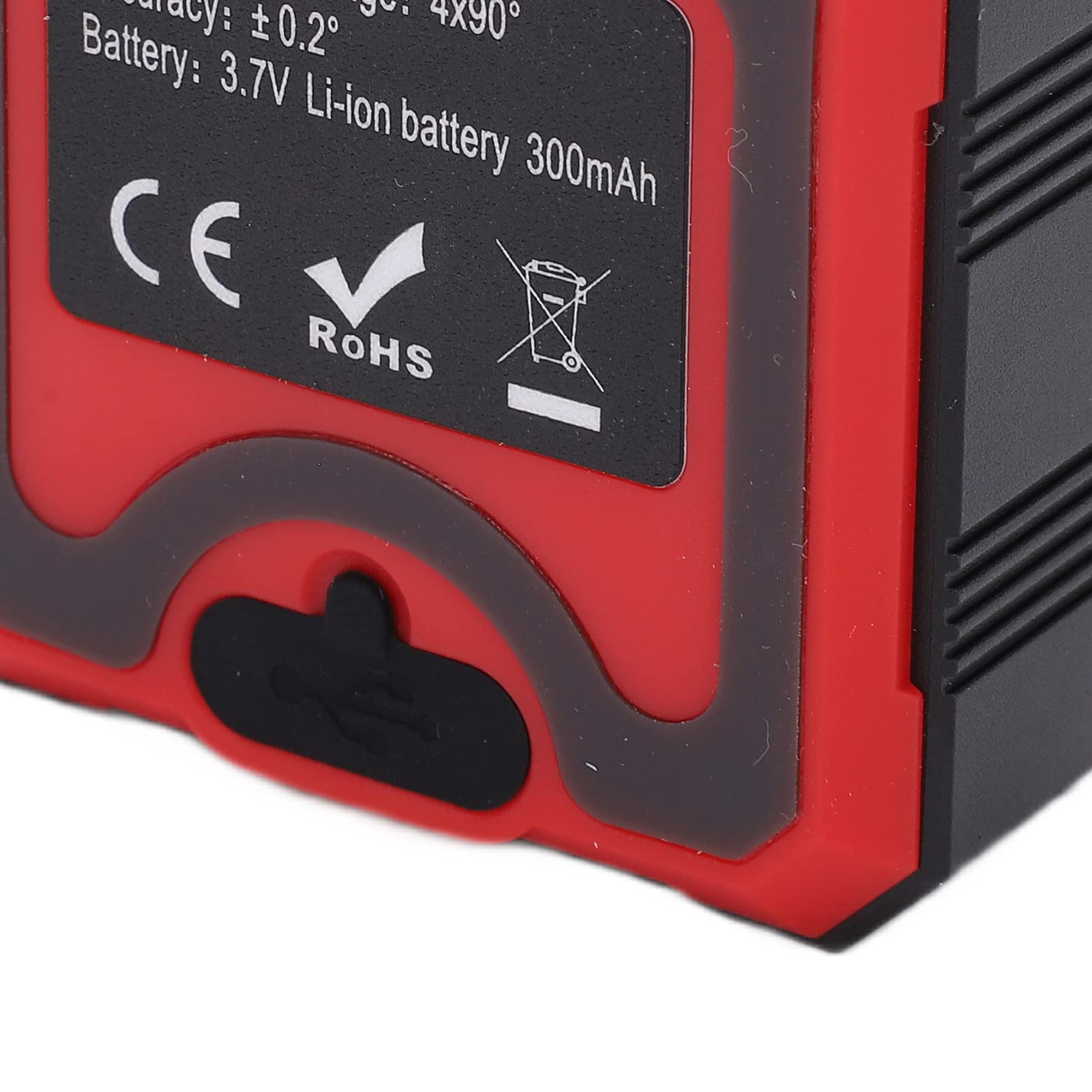 Inclinometro digitale LM320A e goniometro con misuratore di angolo - Display LCD retroilluminato con ribaltamento automatico, base magnetica e ricarica di tipo C per costruzioni e