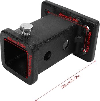 Amazon | Yosoo ヒッチレシーバー ボルトオン牽引 2インチ ボルト オン