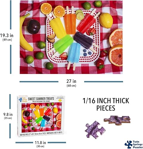 Miniatura 5 de Sweet Summer Treats - Rompecabezas de 1000 piezas de paletas y frutas Twin Springs