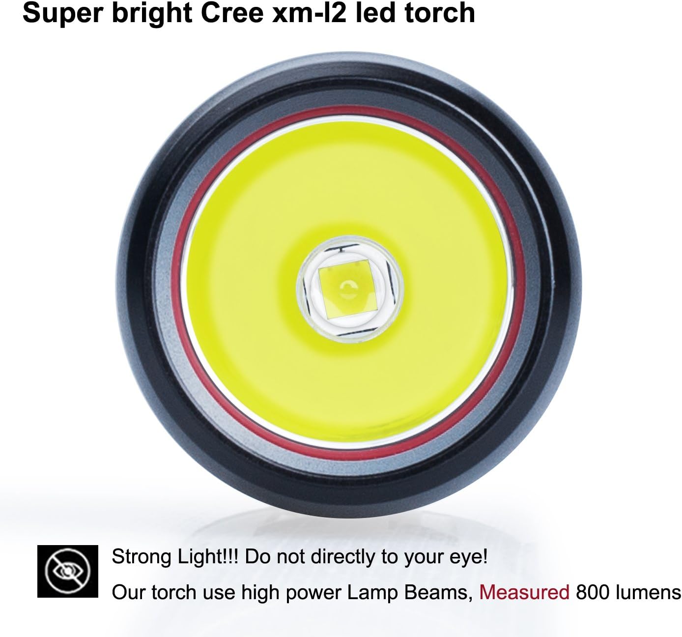 Military Flashlight Rechargeable Tactical Waterproof Image