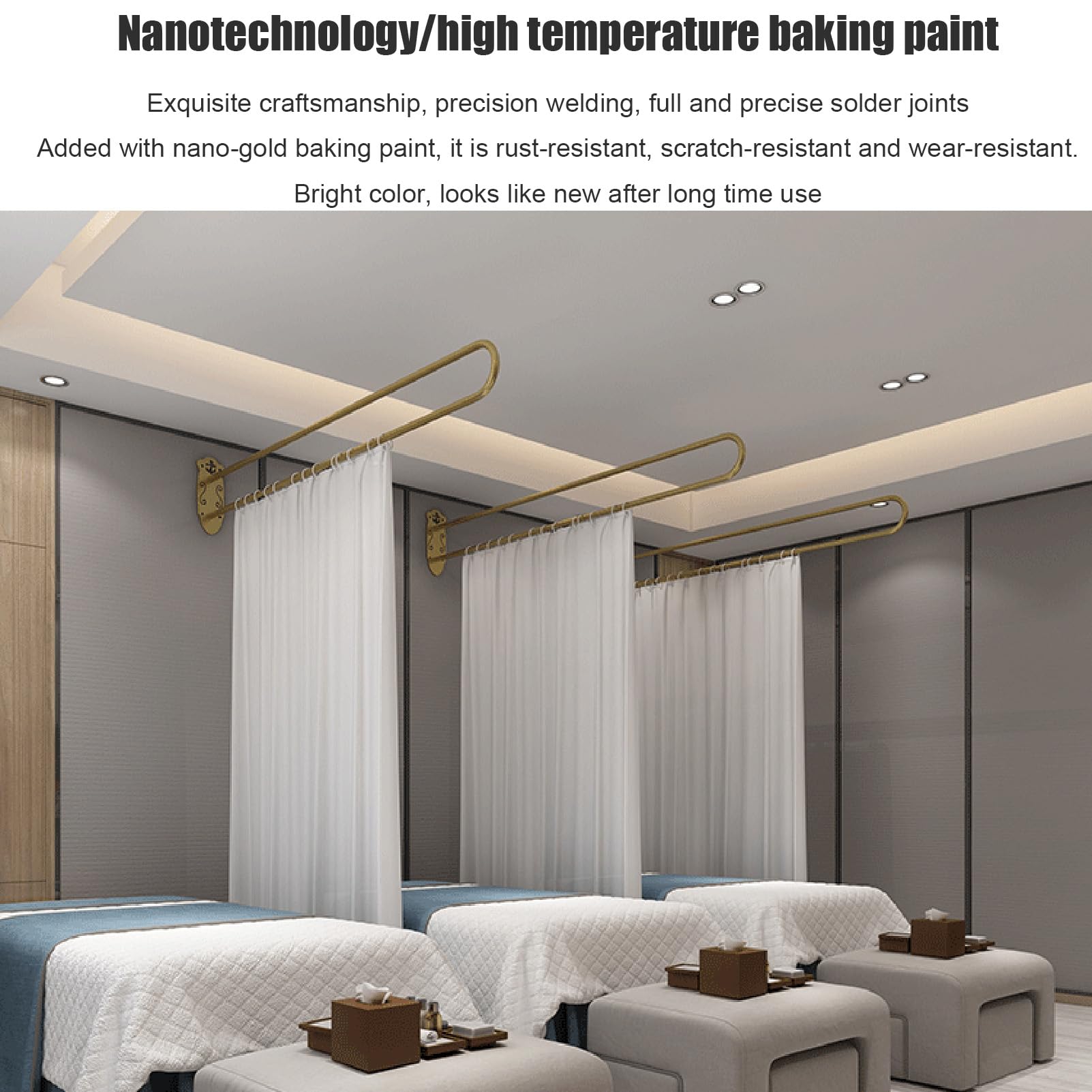 Rideau Separation De Pièce Rideau De Séparation En U Pour Cloison De