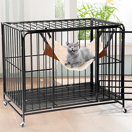 Miniatura 7 de JOYELF Hamaca para gatos, hamaca reversible tamaño mediano, cama suave para gatitos, hurones, cachorros o mascotas pequeñas