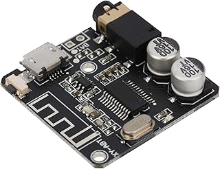 Bluetooth 5.0 Stereo Audio Receiver Module Receiver Board 5V Audio Receiver Bluetooth Module Support USB Flash Drive to Play
