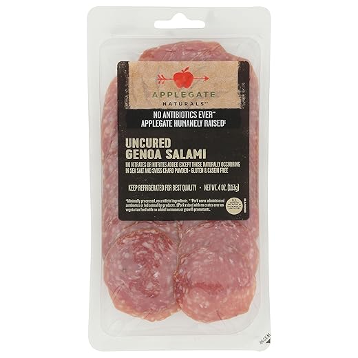 Applegate Natural Uncured Genoa Deli-Salami, 4 Oz