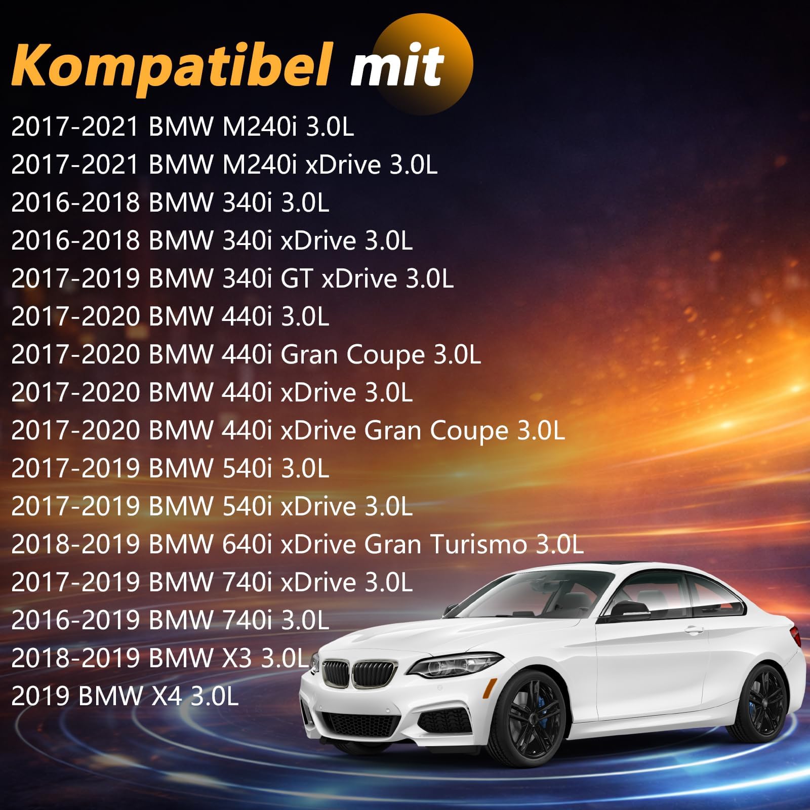 EVRBUL PCV Ventil Membran Reparatursatz Kurbelgehäuseentlüftung Kompatibel mit BMW 3.0L M240i 340i 440i 540i 640i 740i X3 X4 Ersetzen#: 11127645173