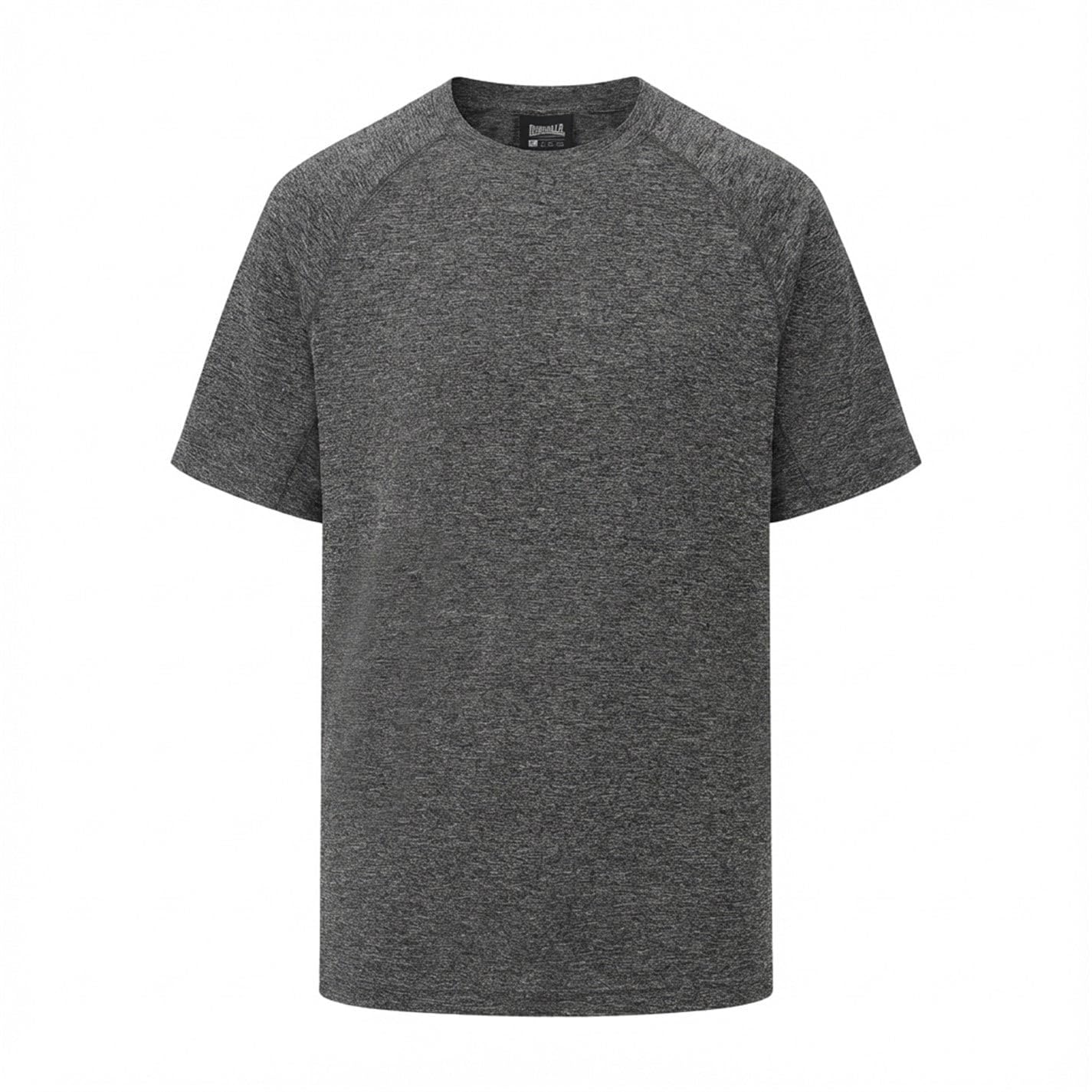 Lonsdale Mens Neckline T-Shirts Black Melange XL