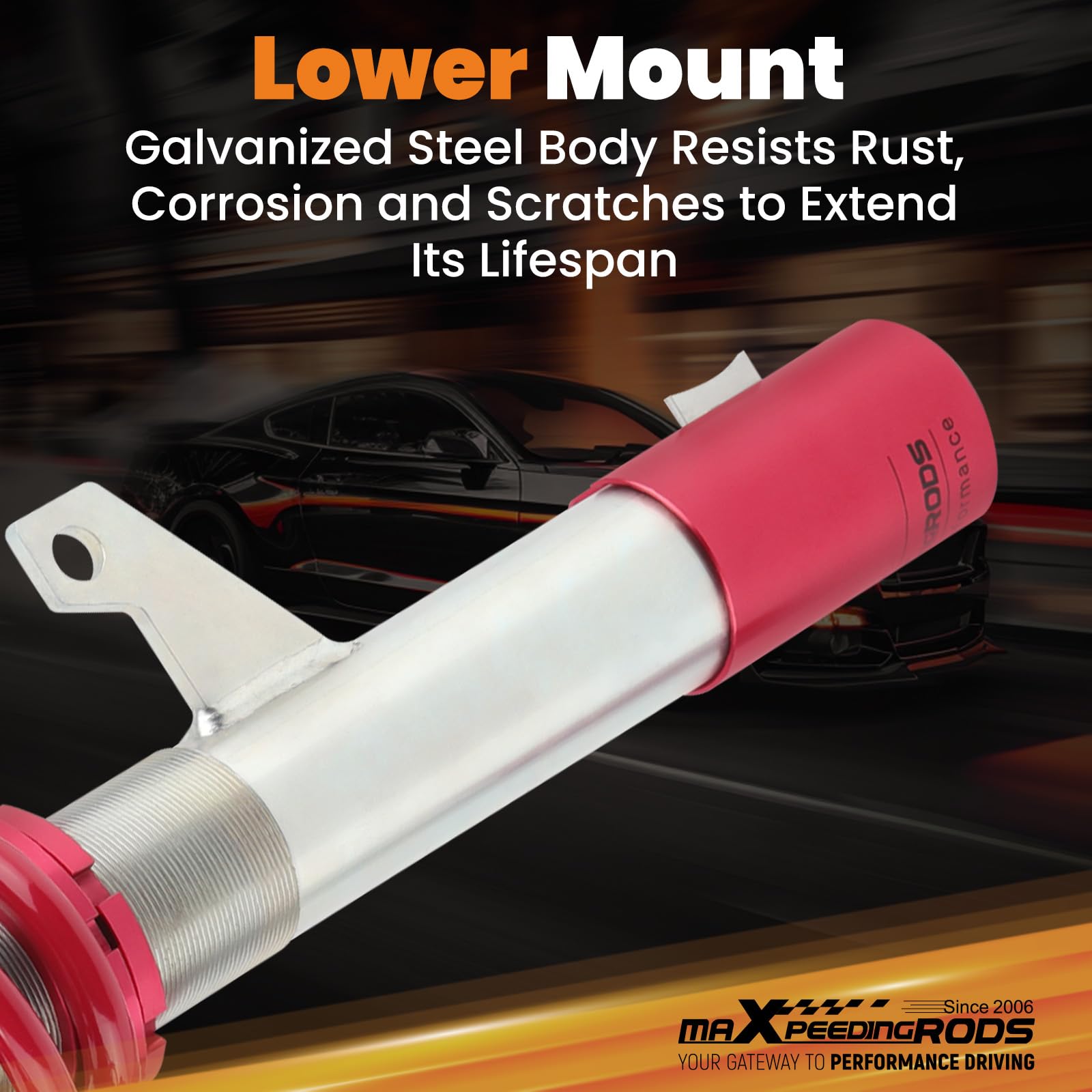 maXpeedingrods Suspensión roscada para VW Golf MK5 A5 tipo 1K 2003-2008, Jetta MK5 A5 1K5 2006-2011