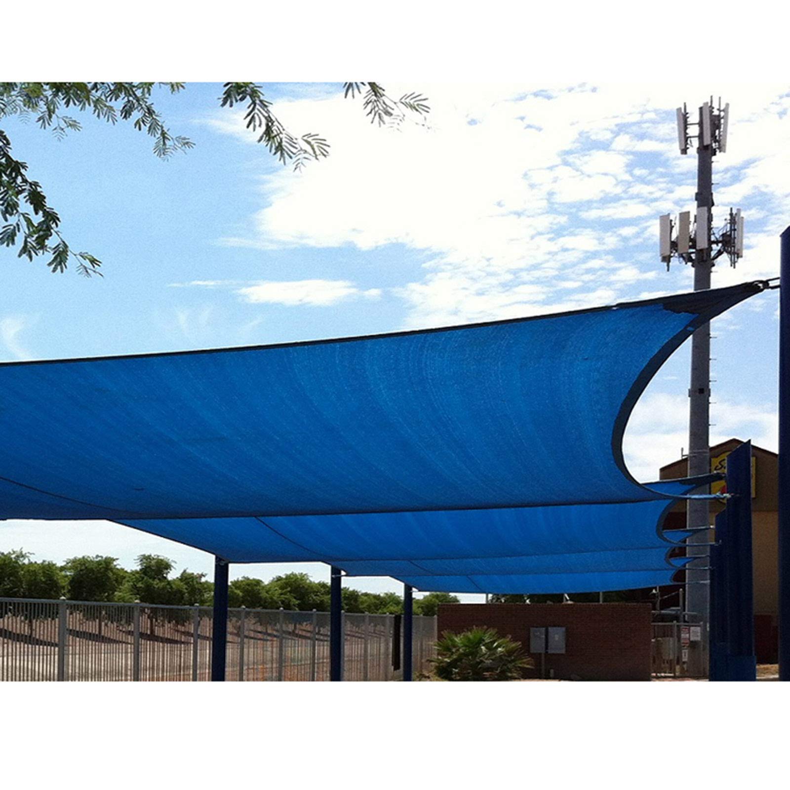 Courtyards Sonnenschutznetz,Schattierungsnetz,Privatsphäre Schutznetz,Für Außenbalkon Garden Plants Swimmingpool Shade Mesh Tarps,2x1.5m(7 * 5ft)