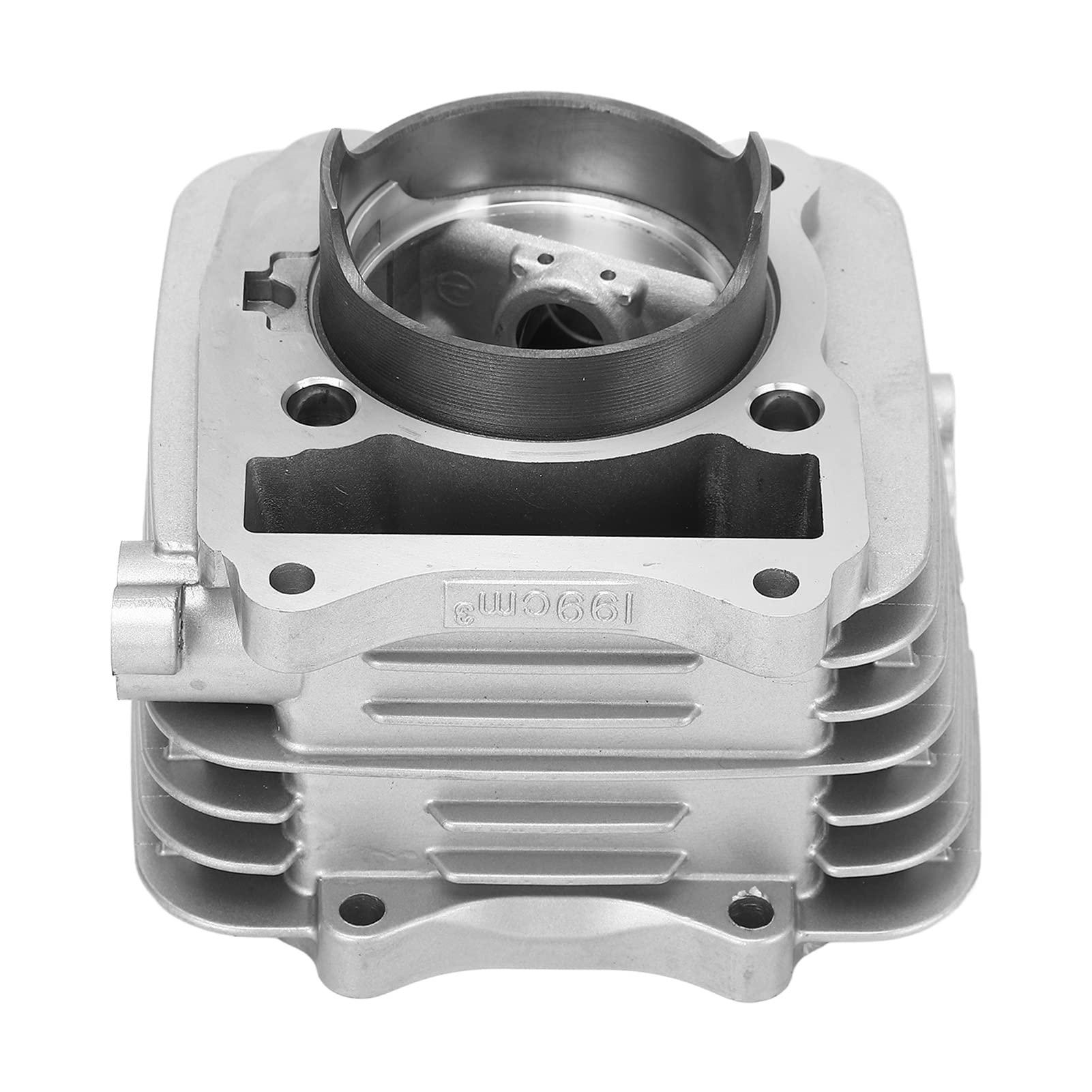 Keenso Zestaw Górnej Końcówki Cylindra, Zestaw Uszczelek Tłoka Cylindra ze Stopu Aluminium 66 Mm 200 Cm3, Części do Regeneracji o Wysokiej Wytrzymałości z Pierścieniami dla Kierowców DR200 DR200SE