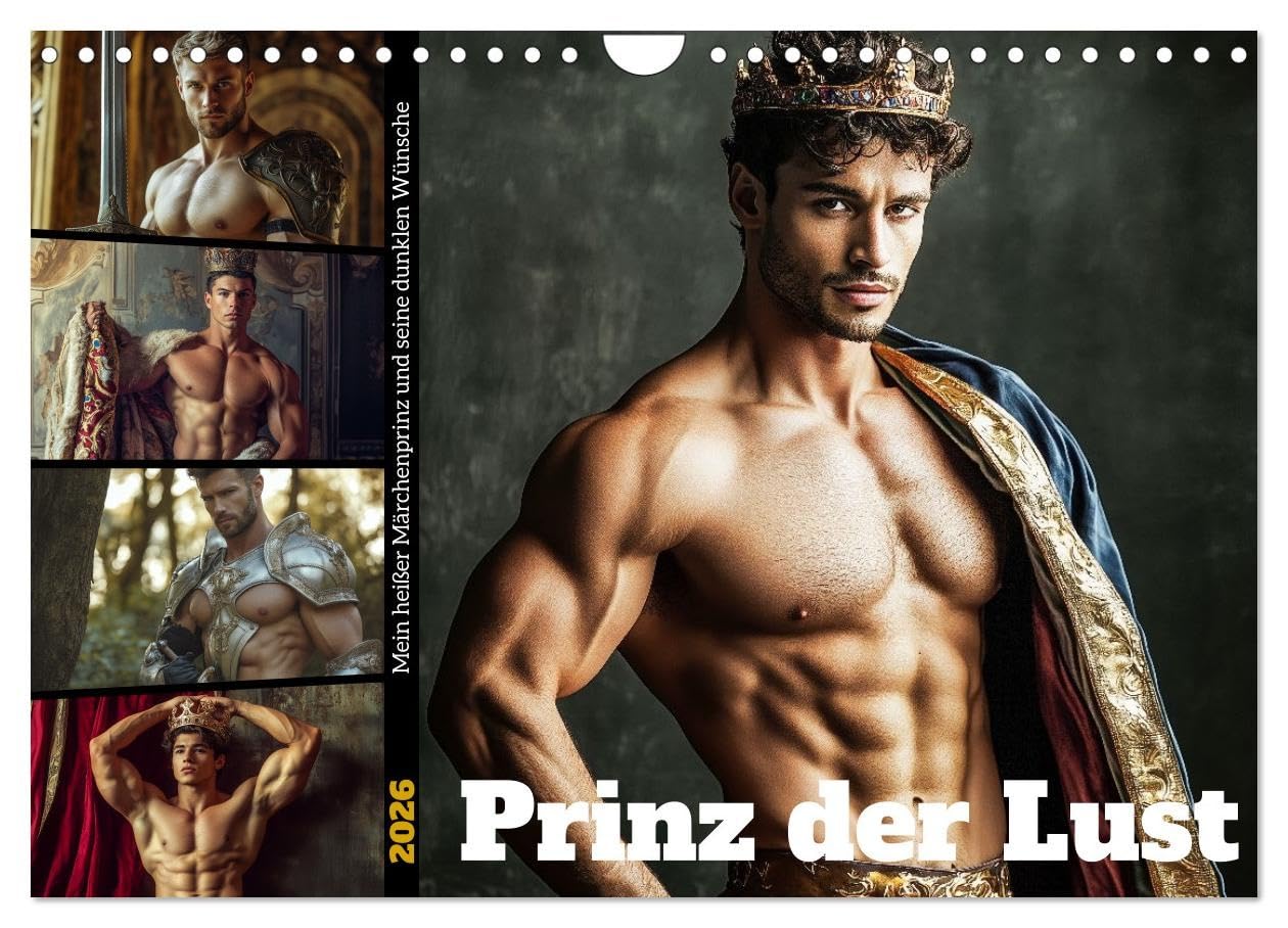 Prince of lust UK-Version (Wall Calendar 2026 DIN A4 Landscape), CALVENDO 12 Month Wall Calendar