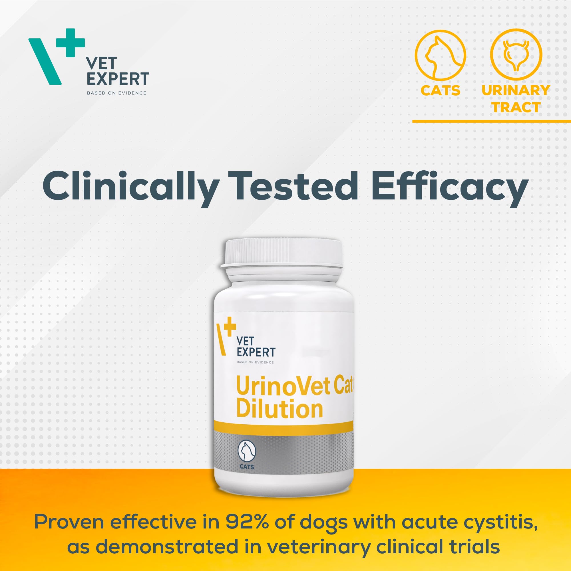 Vet Expert UrinoVet Cat Dilution, Supports Kidneys and Crystal Formation, Natural Anti-Inflammatory and Aids Urination - Image 3