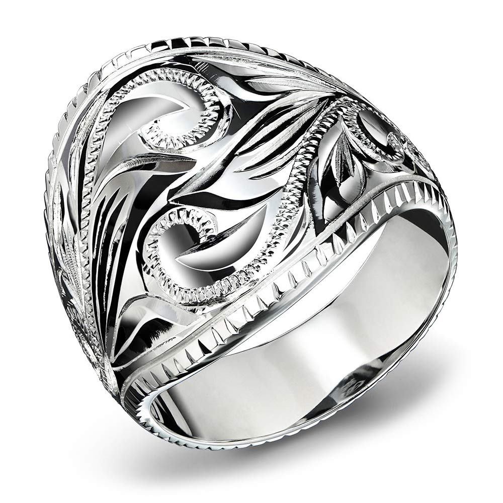 Amazon | BYTHESEA ハワイアンジュエリー リング 刻印無料