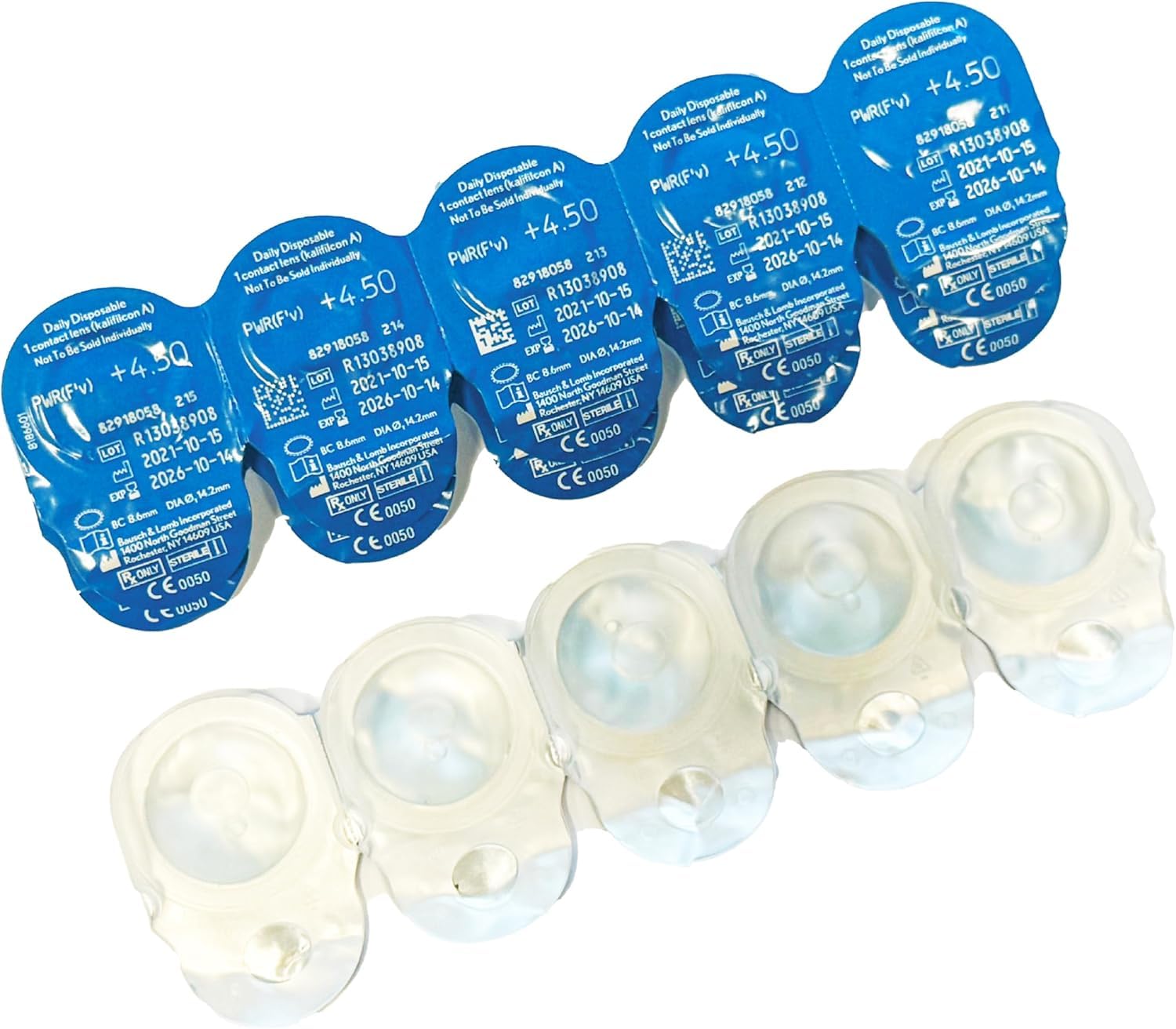 BAUSCH + LOMB ULTRA ONE DAY lentillas diarias esféricas, 30 unidades / 8.6 BC / 14.20 DIA / -02,00