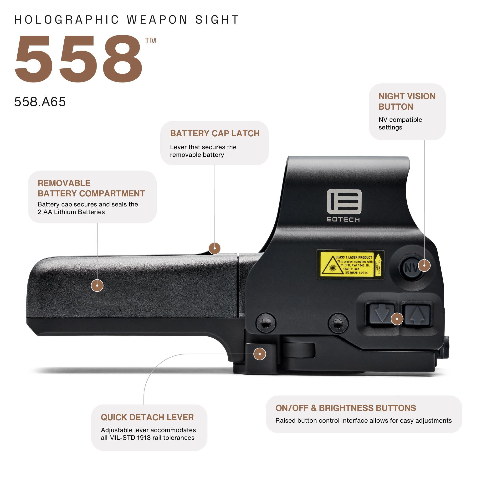 Amazon.com : EOTECH 558 Holographic Weapon Sight : Sports & Outdoors