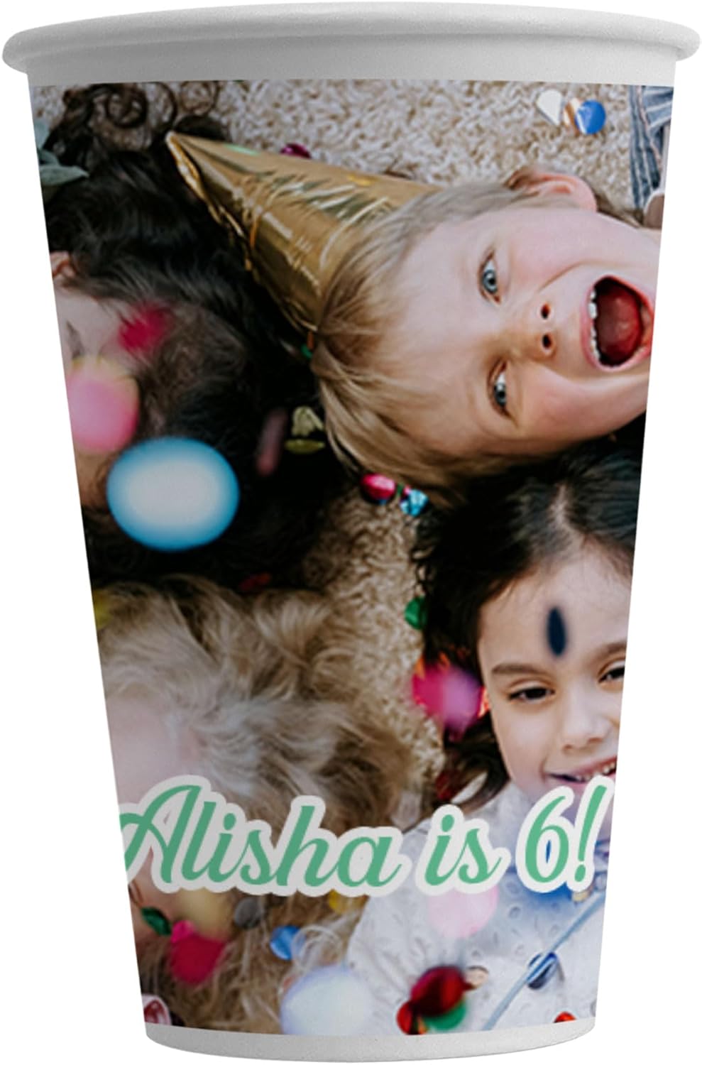 Bang Tidy Clothing Personalised Photo Paper Cups Birthday Party ...