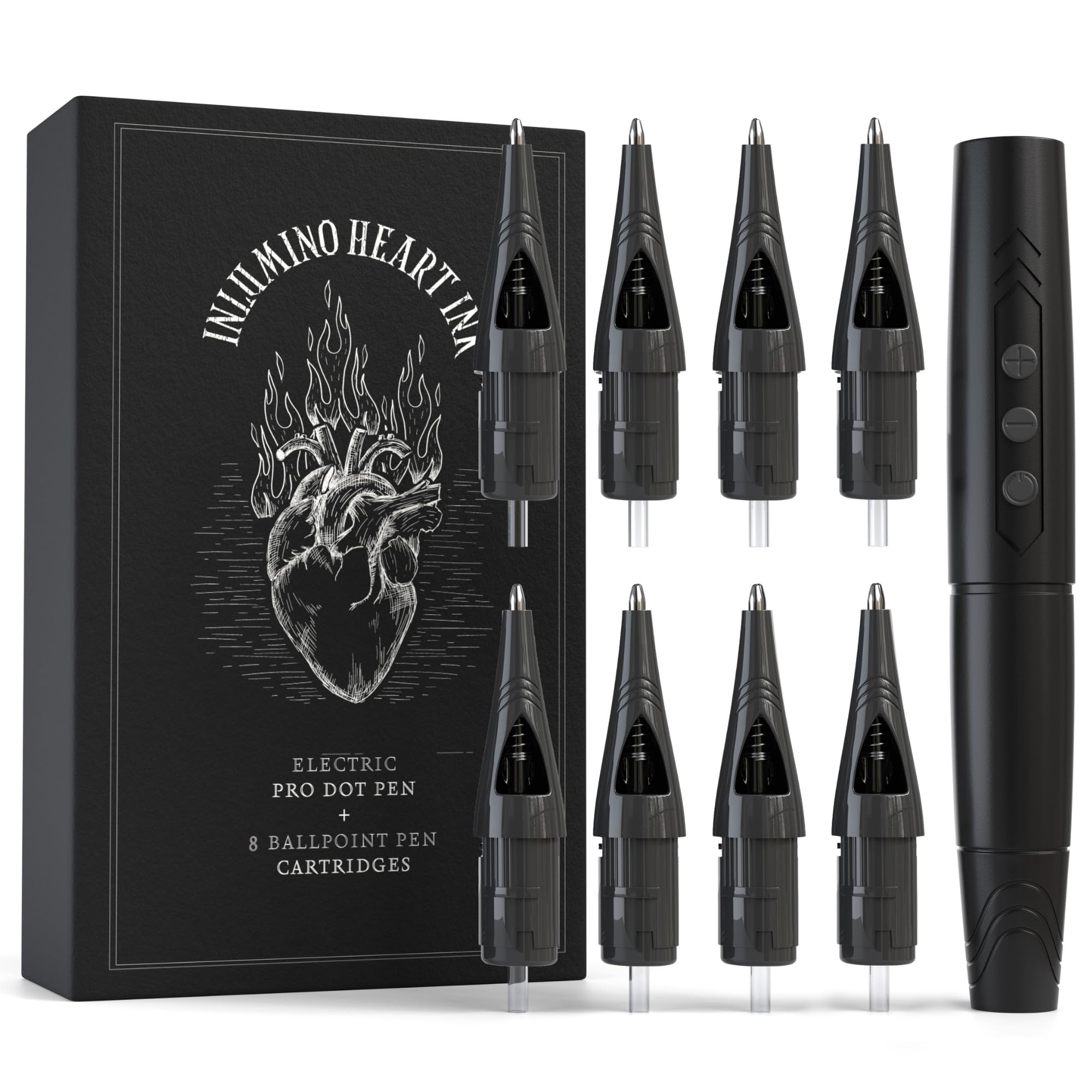 Inlumino　ハートインクタトゥー練習ペン Amazon.com: Inlumino Heart Ink Tattoo Practice Pen – Wireless