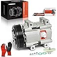 BDFHYK Air Conditioning A/C Compressor 61813 Compatible with Ford Explorer 1991-2003, Ranger 1990-2011, Compatible with Mazda B3000/B4000/B4000, Navajo