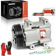 BDFHYK Air Conditioning A/C Compressor 61813 Compatible with Ford Explorer 1991-2003, Ranger 1990-2011, Compatible with Mazda B3000/B4000/B4000, Navajo