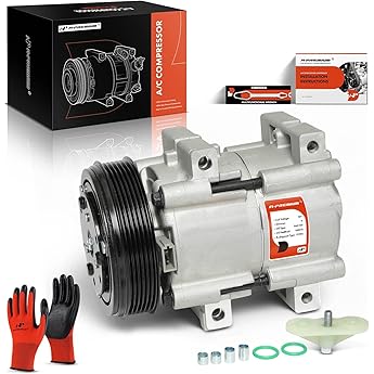 BDFHYK Air Conditioning A/C Compressor 61813 Compatible with Ford Explorer 1991-2003, Ranger 1990-2011, Compatible with Mazda B3000/B4000/B4000, Navajo
