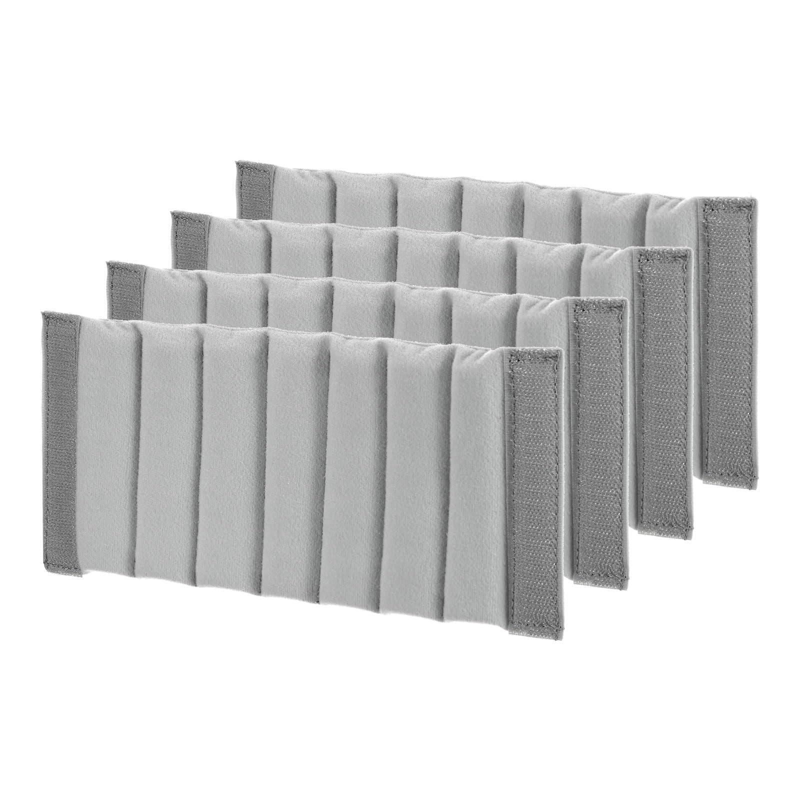 PATIKIL Divisor de Bolsa para Cámara, 4Pcs 26.5cmx12.5cmx1.4cm Almohadilla Separadora A Prueba de Golpes para Bolsa de Cámara Protectora de Lentes para Cámara Organizadora Universal, Gris