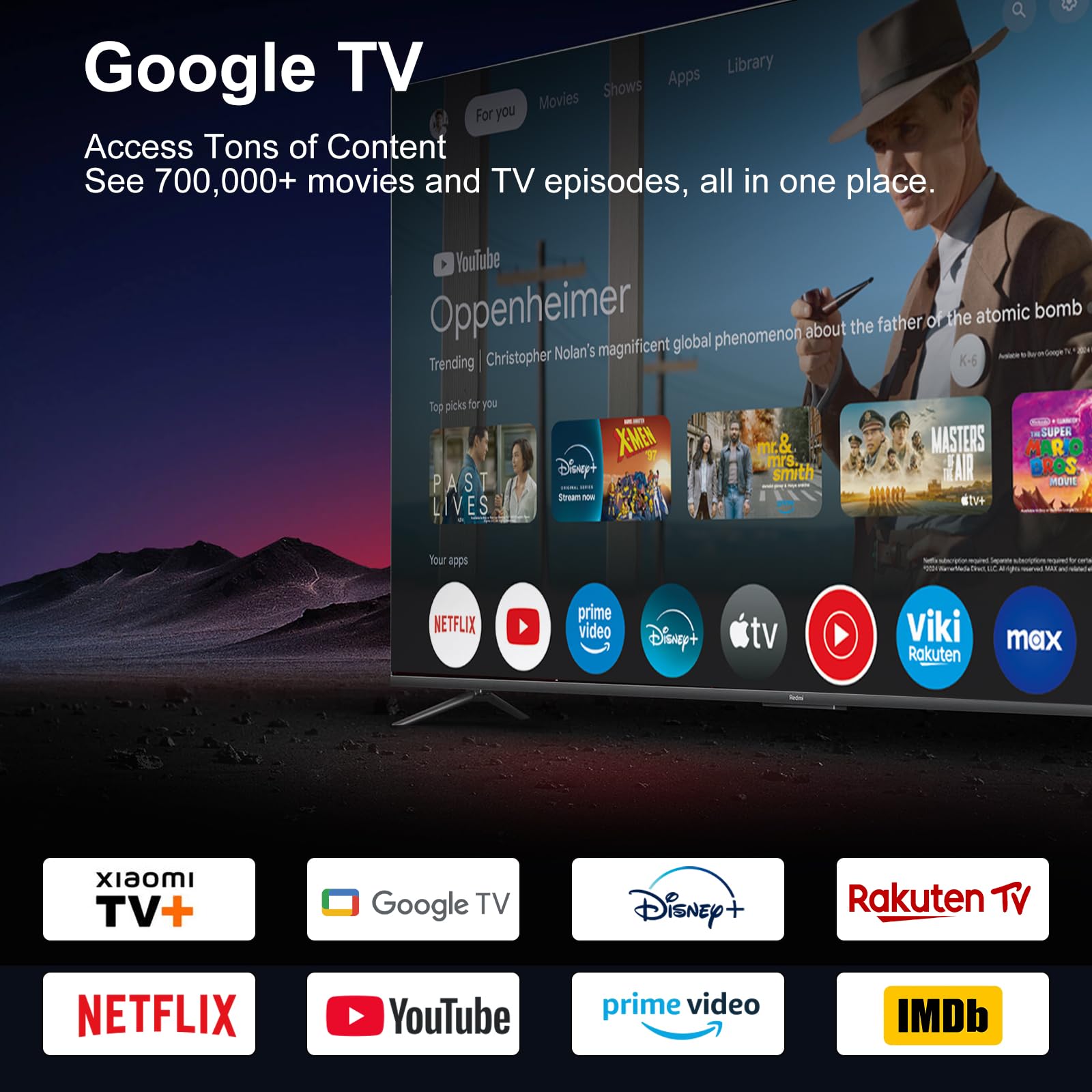 Xiaomi Mi TV Box S 3rd Gen, 2GB RAM + 32GB ROM, Wi-FI 6, Streaming 4K Ultra HD, Bluetooth, Soporta Google TV, Nero