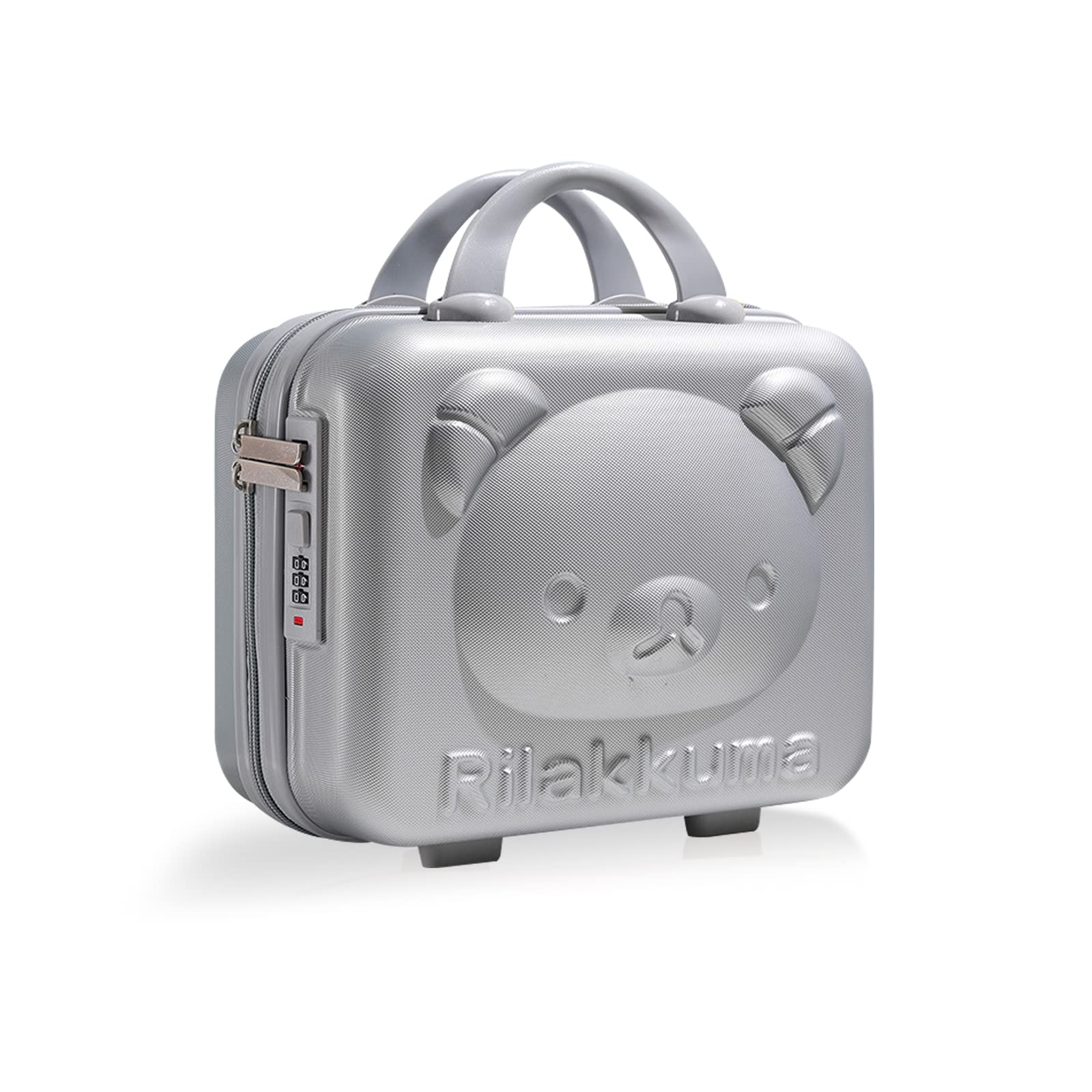 Balakaka Neceser Maleta con Cremallera Portátil 10 L, Impermeable Maleta Neceser Viaje con Cerradura de Combinación, Neceser Rígido Viaje Mujer Neceser Niña con Mango