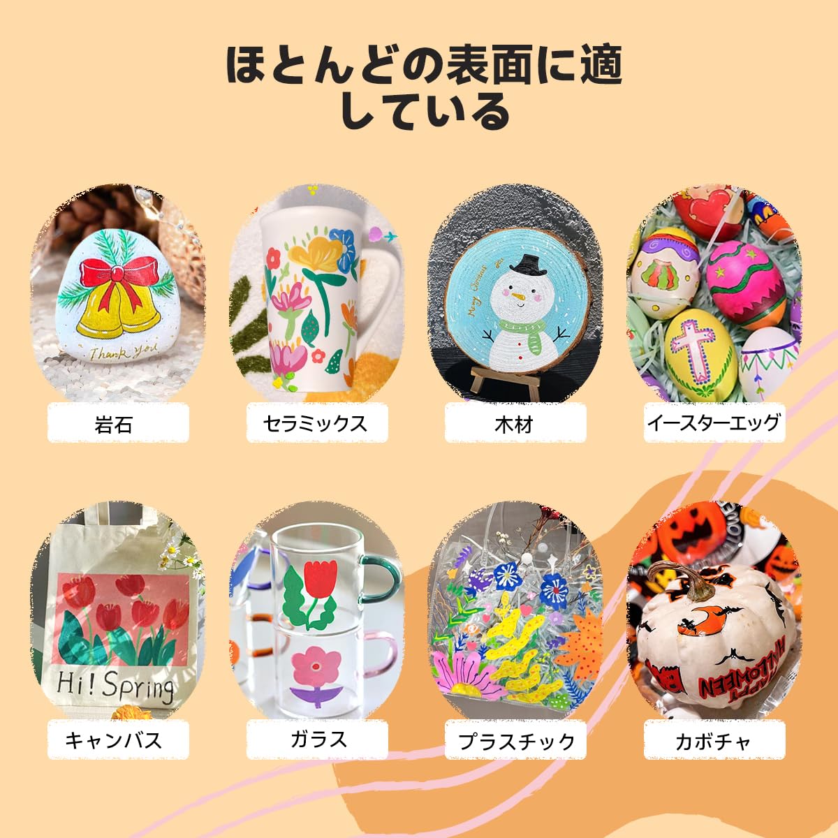 Amazon | Arrtx アクリルペイントペン 36色 アクリルマーカー