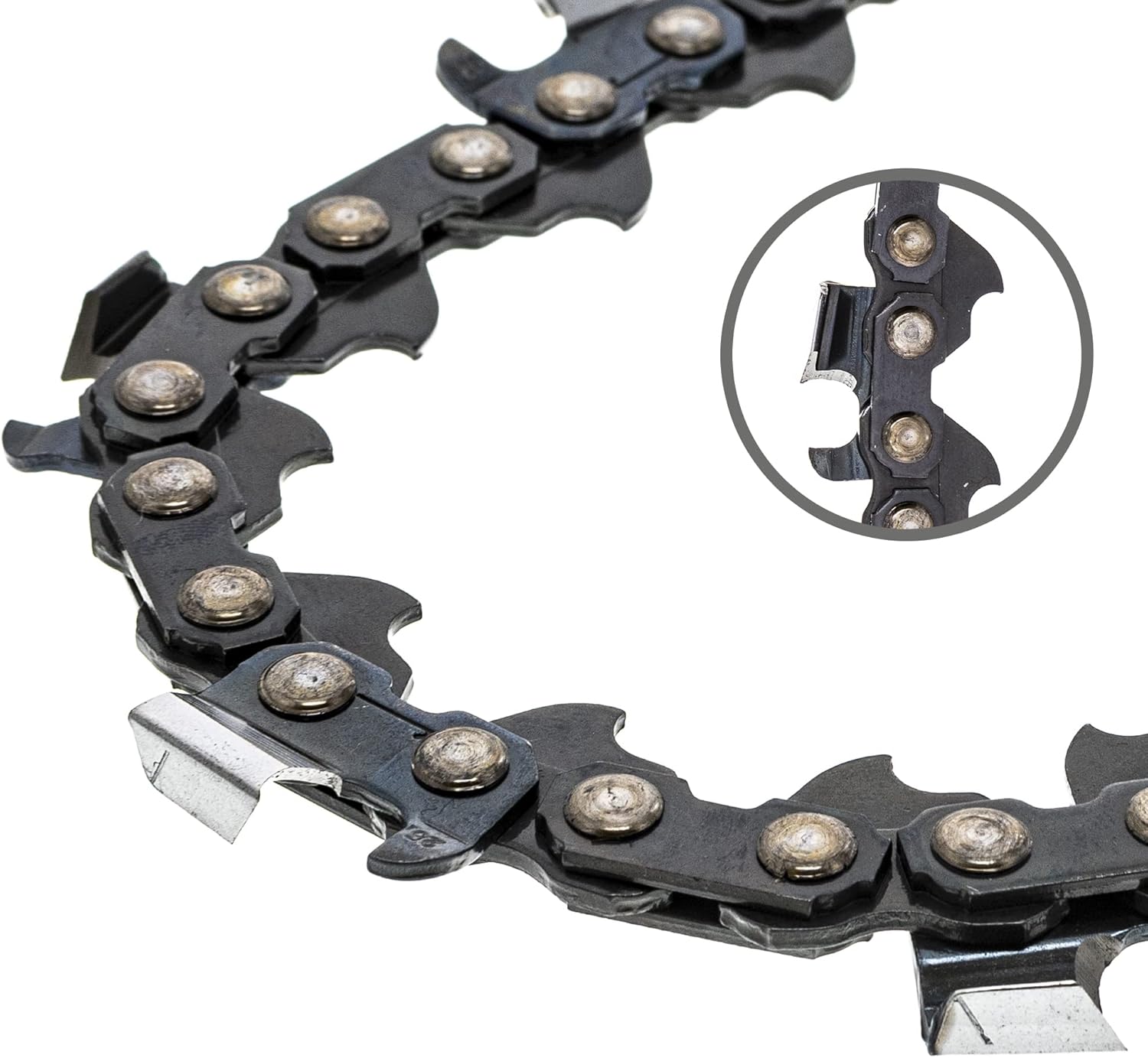 8TEN Full Chisel Chainsaw Chain 12 Inch .043 3/8 LP 44DL For Stihl MS170 Echo PPT-230 Shindaiwa M242 (5 Pack)