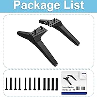 Vista 8 de Soporte para patas de TV LG, solo para LG TV Stand 55UK6500 55UJ6300 55UK6300 55UM6900 55UK6090PUA 55UN7300 55LJ550M 50UK6300 50UJ6300 50UK6500 60