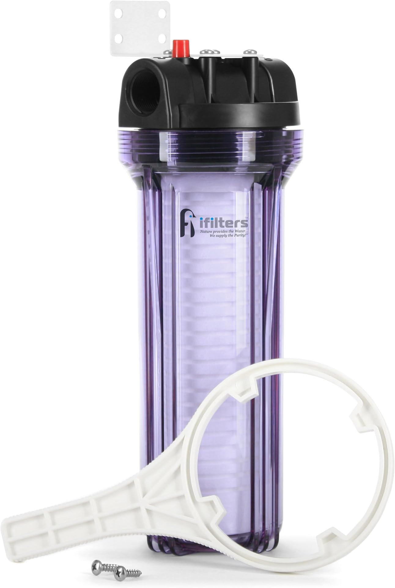 Whole House Sediment & Rust Filter Clear Housing w/ 5 Micron AP110 Comparable Filter Cartridge Included