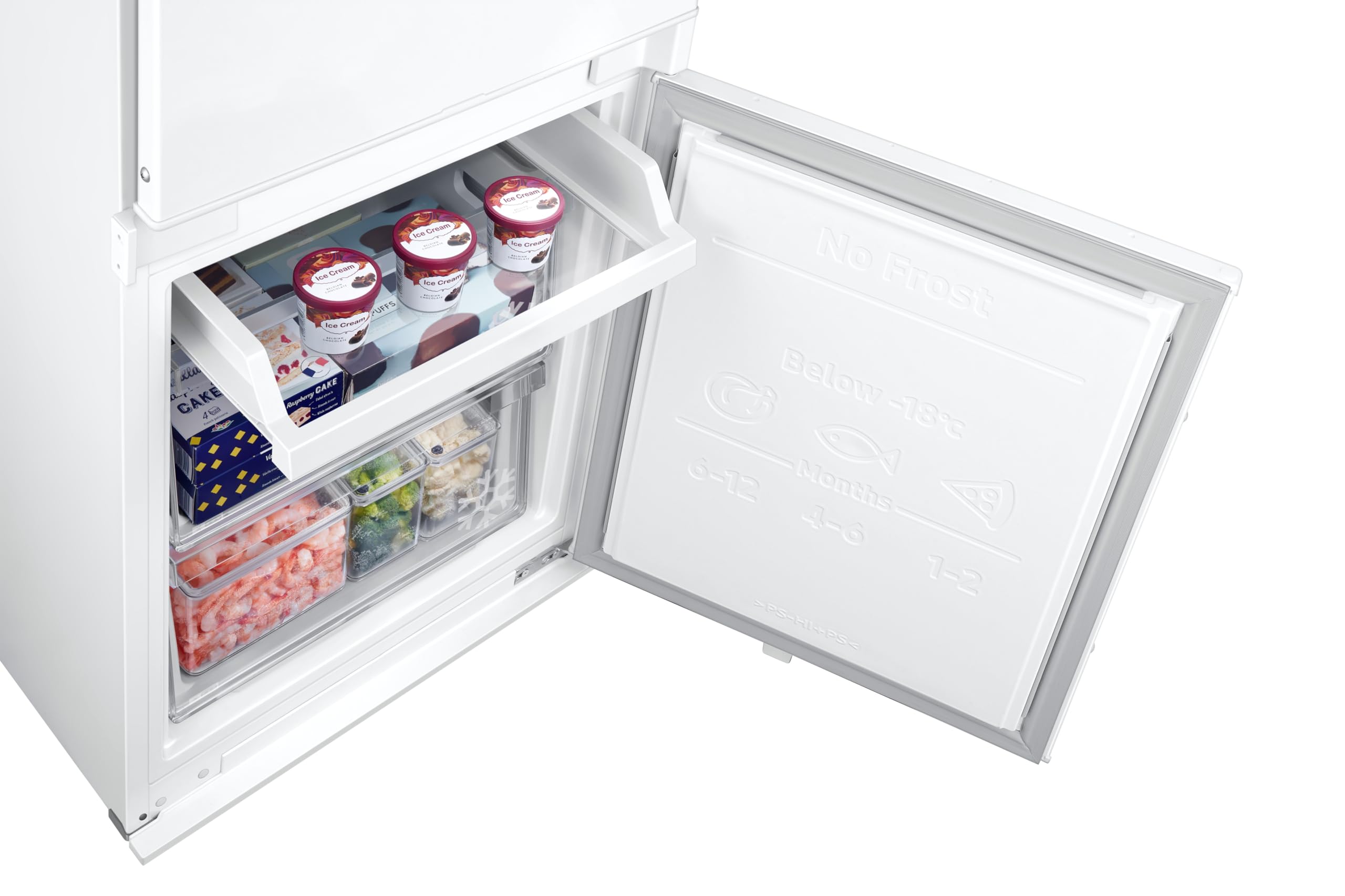 Samsung Frigorífico Combi AI 185.5cm All Around Cooling 344L Clase C Blanco RB34C600CWW/EF [Clase de eficiencia energética C]