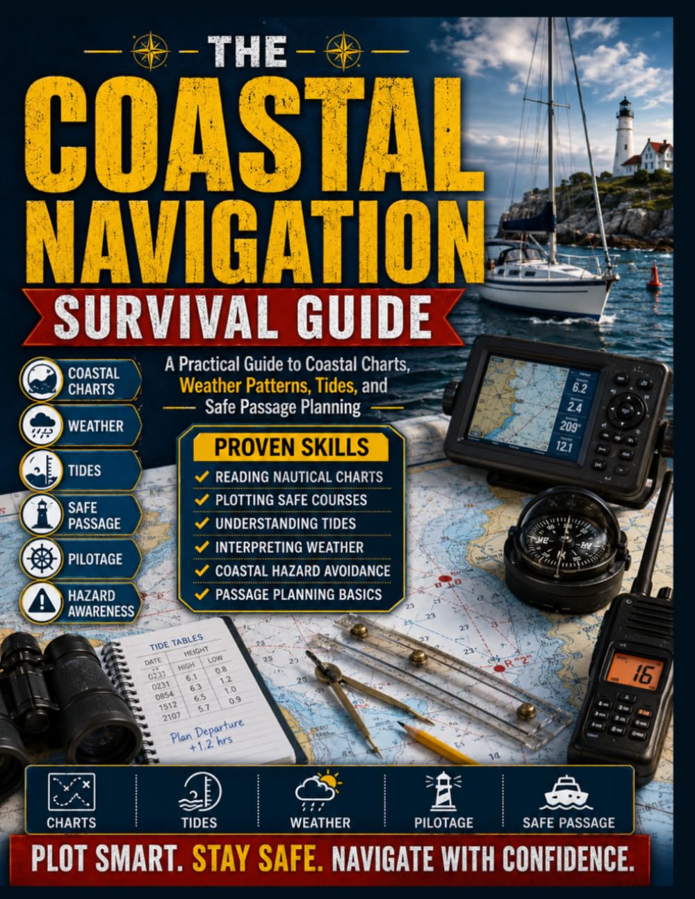 The Coastal Navigation Survival Guide: A Practical Guide to Coastal Charts, Weather Patterns, Tides, and Safe Passage Planning