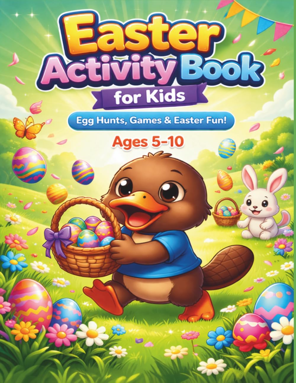 Easter Activity Book for Kids: Egg Hunts, Games & Coloring Fun (Pip the Platypus Adventures)