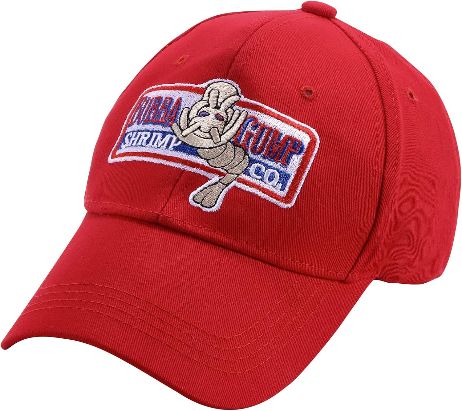 CFPrint Bubba Gump Shrimp Hat, Adjustable Forrest Embroidered Gump Baseball Cap, Halloween Cosplay Costume Hat for Men Women, with Label Sticks - Image 5
