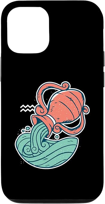 iPhone 12/12 Pro Aquarius Zodiac Sign Horoscope Astrological Signs Birthday Case