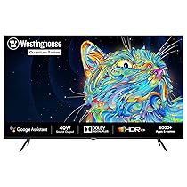 [For Yes Bank Credit Card] Westinghouse 139 cm (55 inches) Quantum Series 4K Ultra HD Smart Certified Android LED TV WH55PU80 (Black)