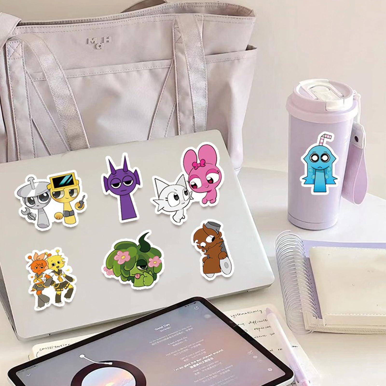 100 Adesivi Animal Crossing Impermeabili - Per Bottiglie, Laptop, Hydro Flask | Design Colorati - Foto 14