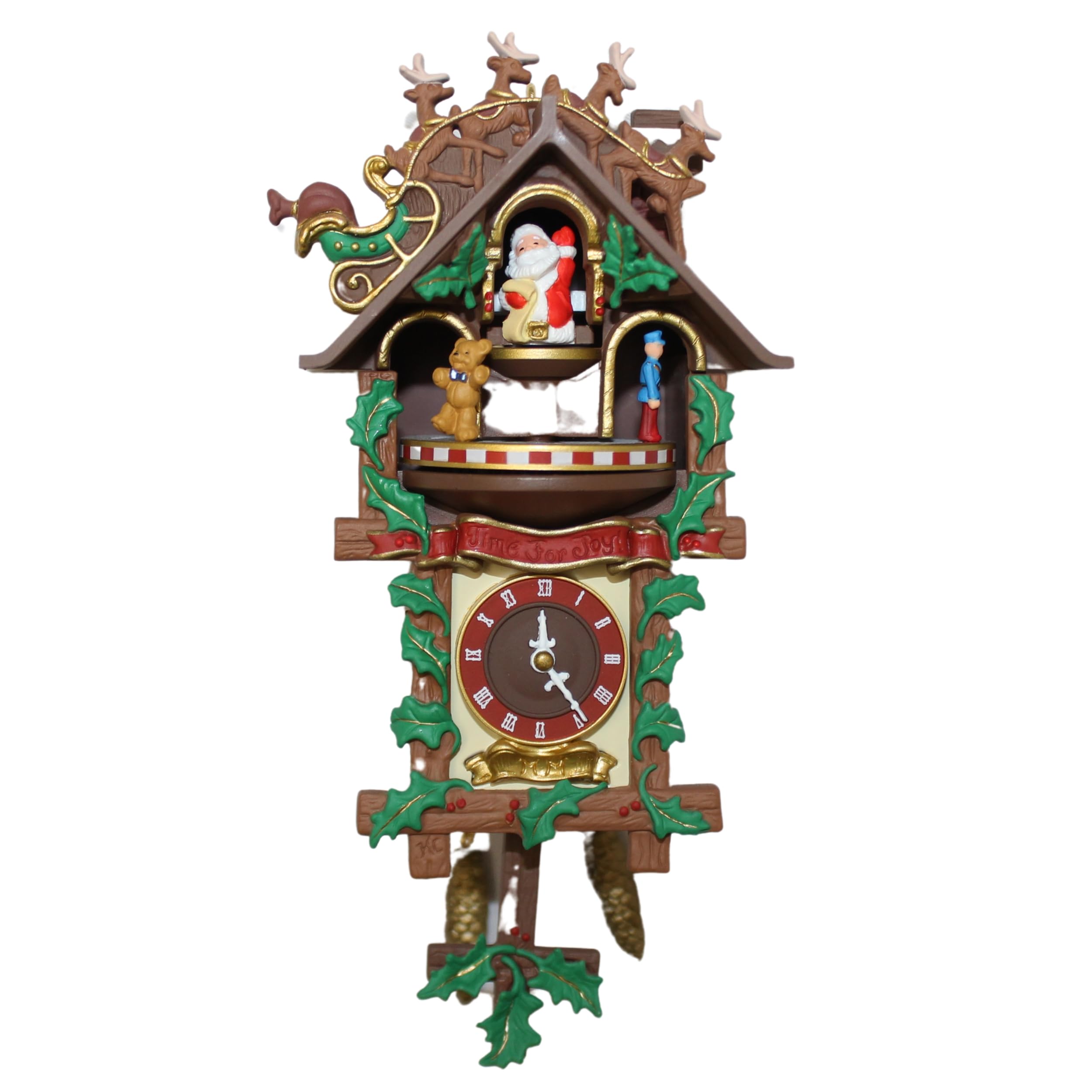 Hallmark Keepsake Ornament Time for Joy Clock 2000
