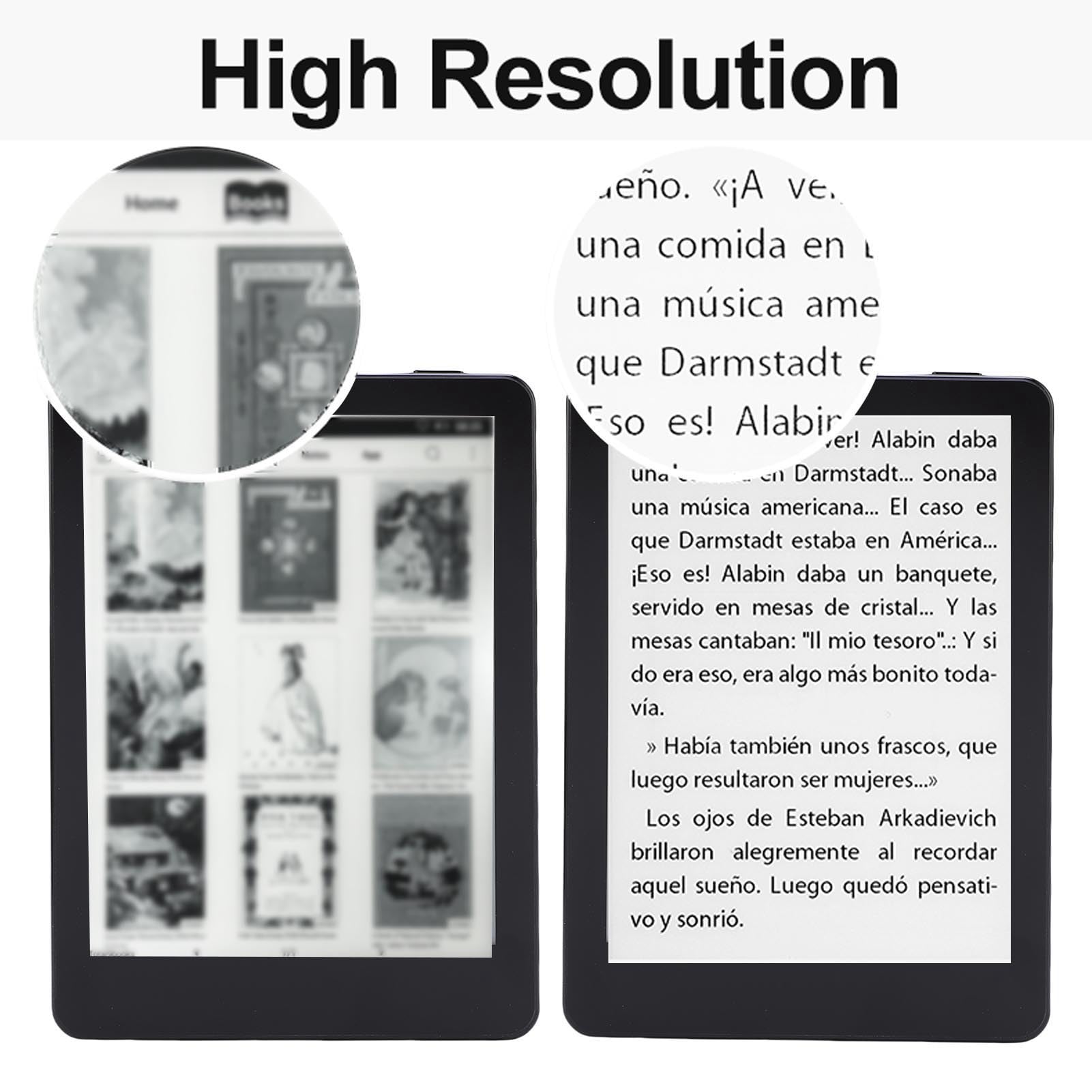 Cocoarm Lector de Libros Electrónicos, Lector Electrónico con Pantalla Táctil con 11, Pantalla de Papel Electrónico de 6 Pulgadas y 300 PPI, 4 GB de RAM, 64 GB de Almacenamiento, Luz de Lectura