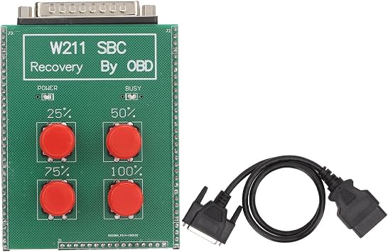 SBC Recovery Tool, ABS SBC Reset Tool Repair Code C249F Replacement for W211 E Class R230 SL Class with LED Indicator Light Green