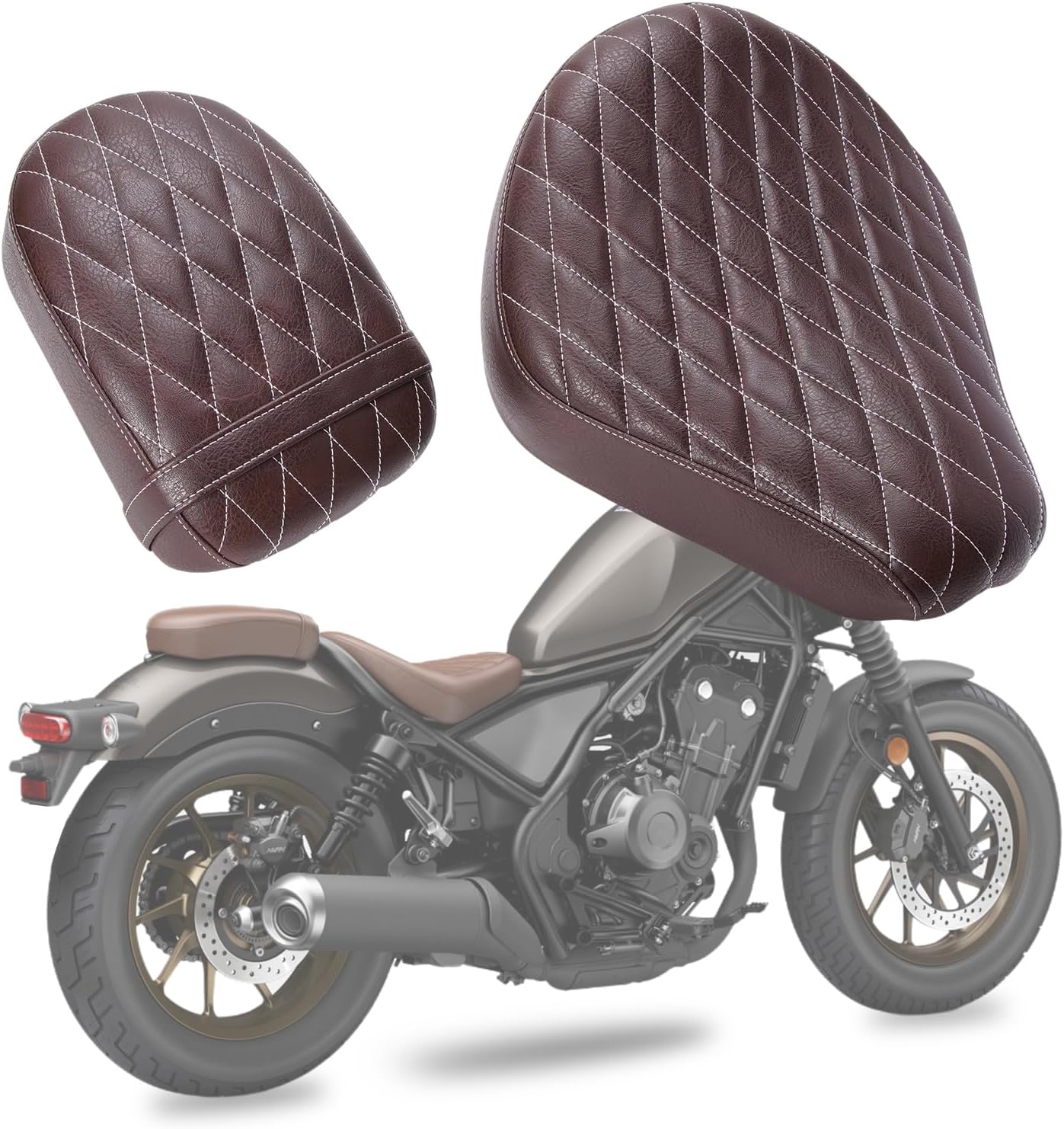 Motorcycle Rear Passenger Seat for Honda Rebel CMX300 CMX500 Honda Rebel 300 500 seat Accessories Passenger Seat Kit Fit Rebel 300 500 2017-2025