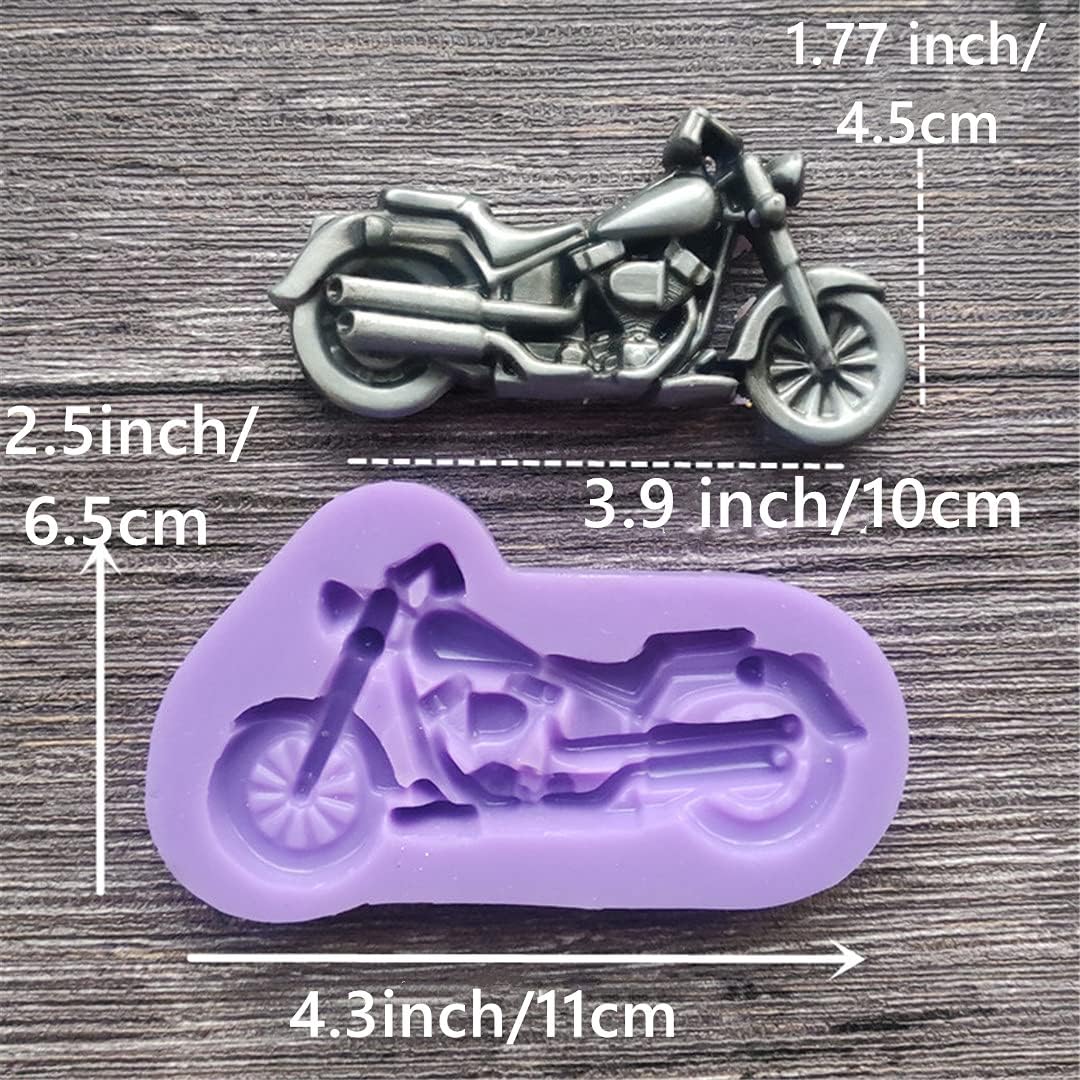 Motorcycle Silicone Molds Fondant Cake Ice Cream Mouss Mould Fondant Chocolate Pudding Jelly Cake Tools by Runloo