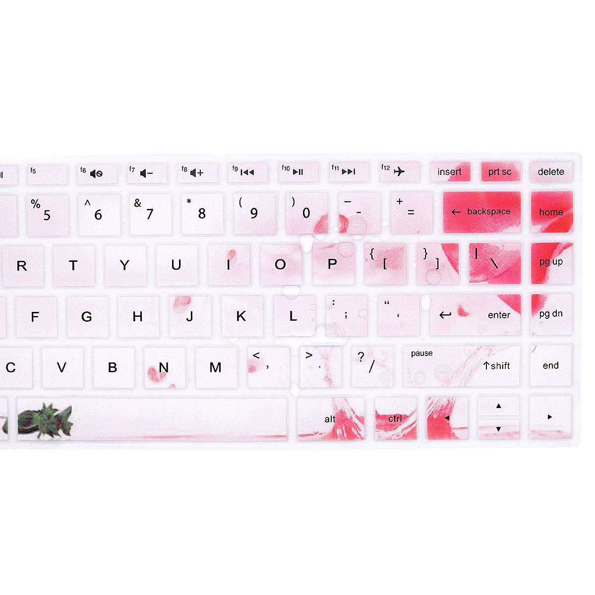 I-Tensodo Keyboard Cover Compatible 2020 2019 2018 HP 14 Inch Laptop/HP Pavilion X360 14M-BA 14M-CD 14M-DH 14-BA 14-BF 14-CM 14-CF 14-DF 14-DF 14-DK 14-DS 14-DQ Series Protective Case GradualPink - View #10