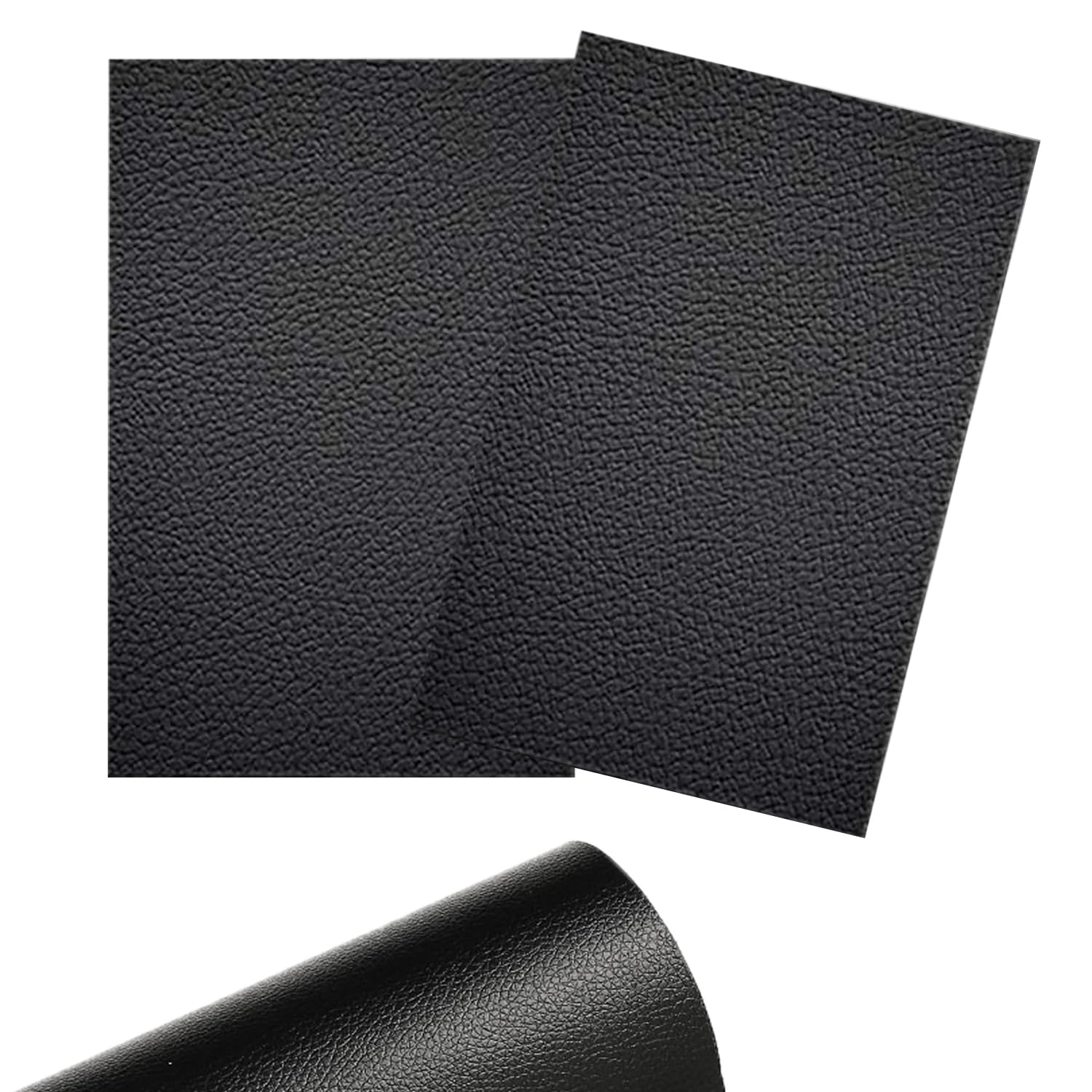 Stoooduo 合皮 補修シート 2枚セット 20*30cm レザーシート 補修 レザーシート バイクシート補修 合皮補修シート 黒 革 パッチ ソファー 椅子 補修 DIY 素材 合皮 PUレザー