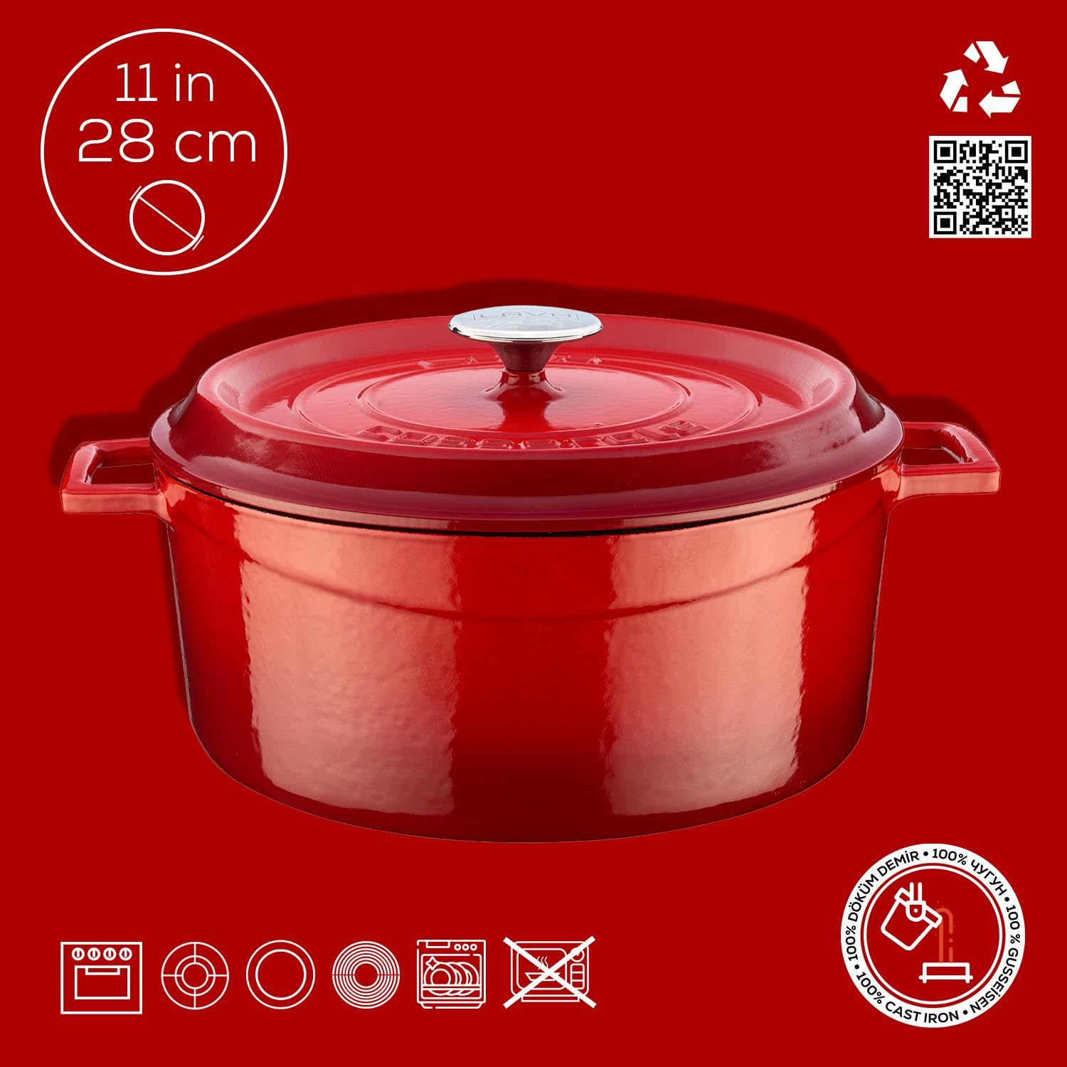 Lava Cooking Gietijzeren pannen